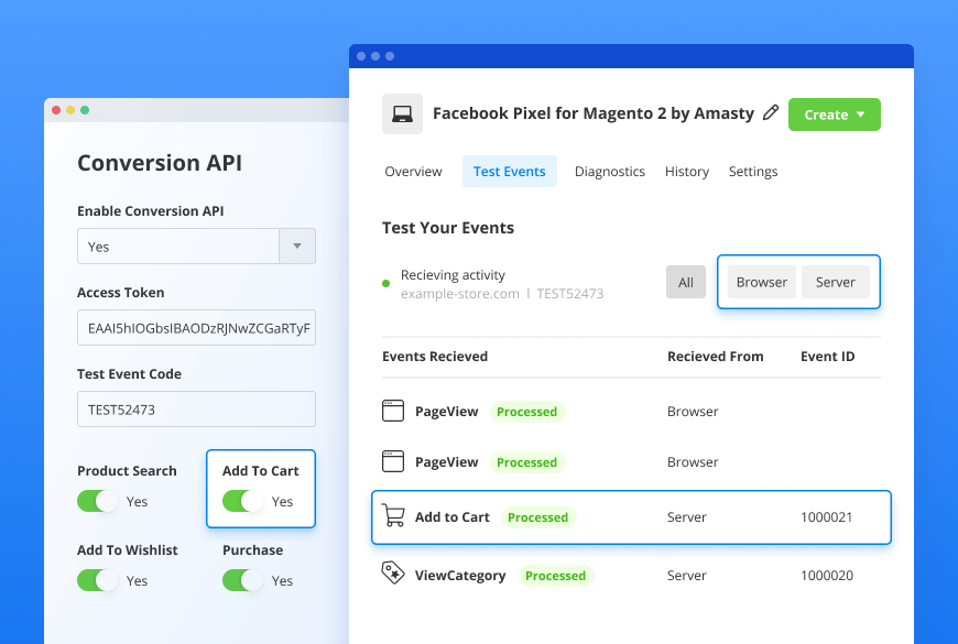 conversions api facebook pixel