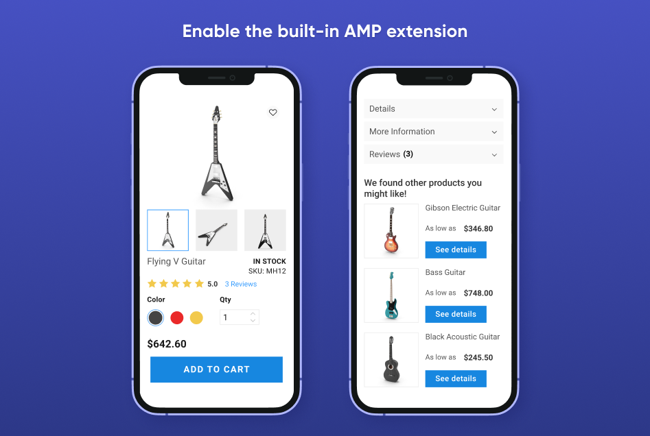 amp pages magento 2 amp pages