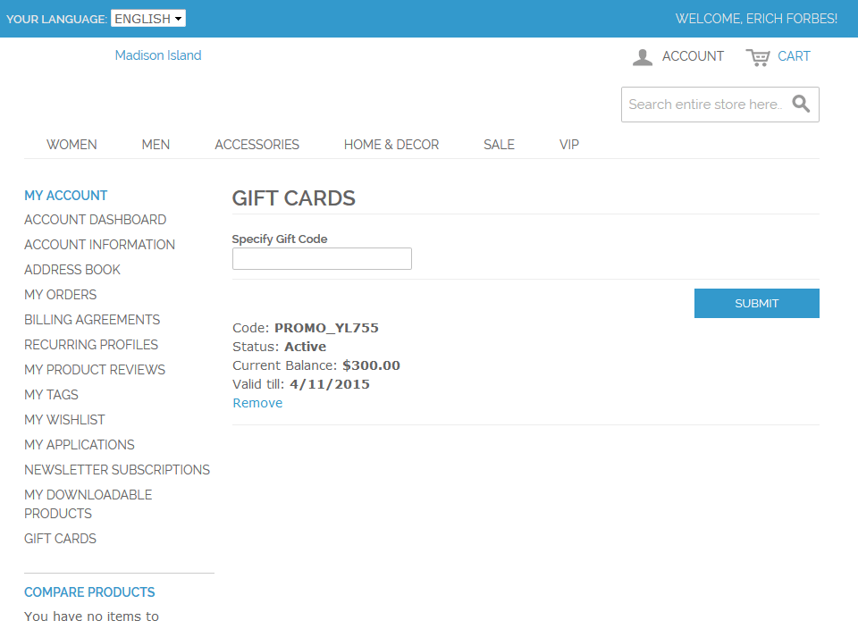 gift card price magento 2 gift card pricing system