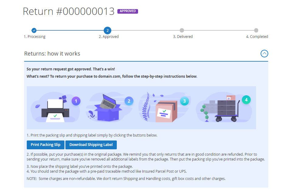 magento 2 download shipping label shipping label in customer account