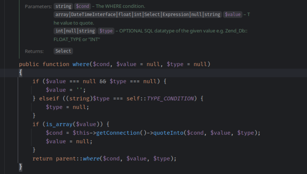 preventing sql injections via cookies on magento