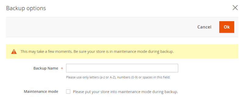 database-backup-magento